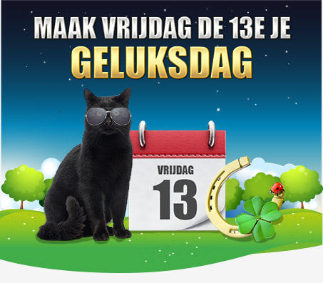 Casino777 maakt van vrijdag de 13e je geluksdag ...