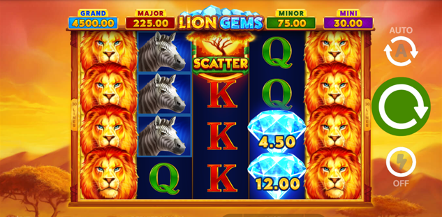 Lion Gems : Hold and Win
