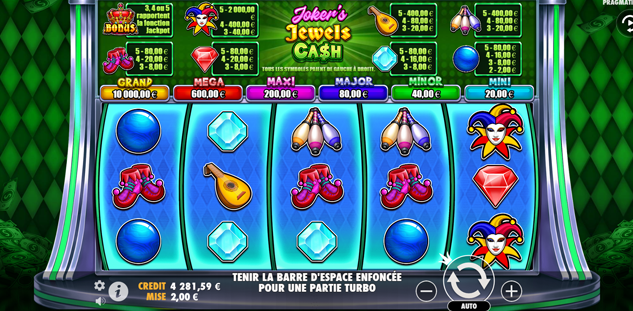 Joker’s Jewels Cash