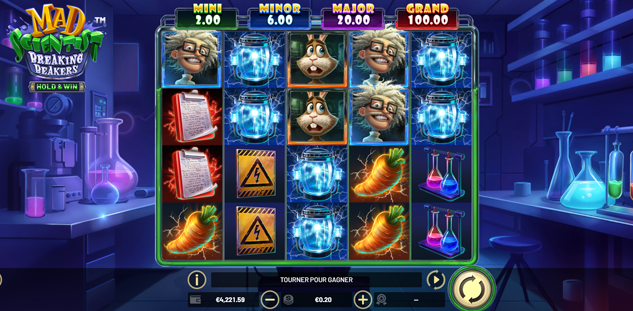 Mad Scientist: Breaking Beakers - Hold & Win