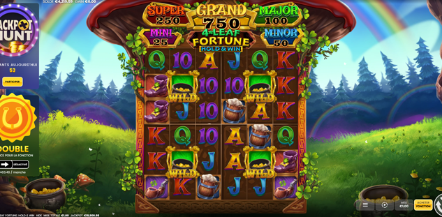 Revue du jeu en ligne 4-Leaf Fortune : Hold & Win