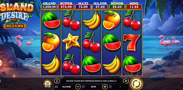 Island Desire - Hold & Win